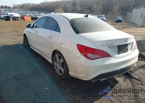 2017 Mercedes-Benz Cla 250 z USA, uszkodzony, nr VIN WDDSJ4EB6HN457908